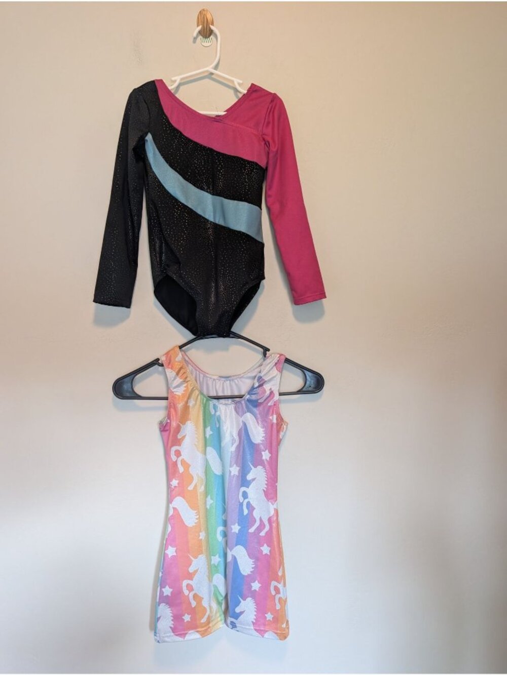 Set Of 2 Gymnastics Leotards Girls Size 140